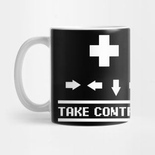 Controller set! Take control!! White version Mug